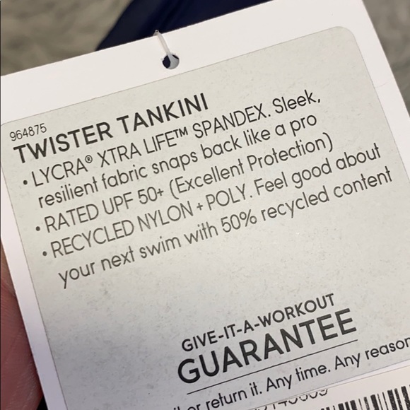 ATHLETA Twister Tankini Top 32D 32DD 32 D/DD New - Picture 5 of 8